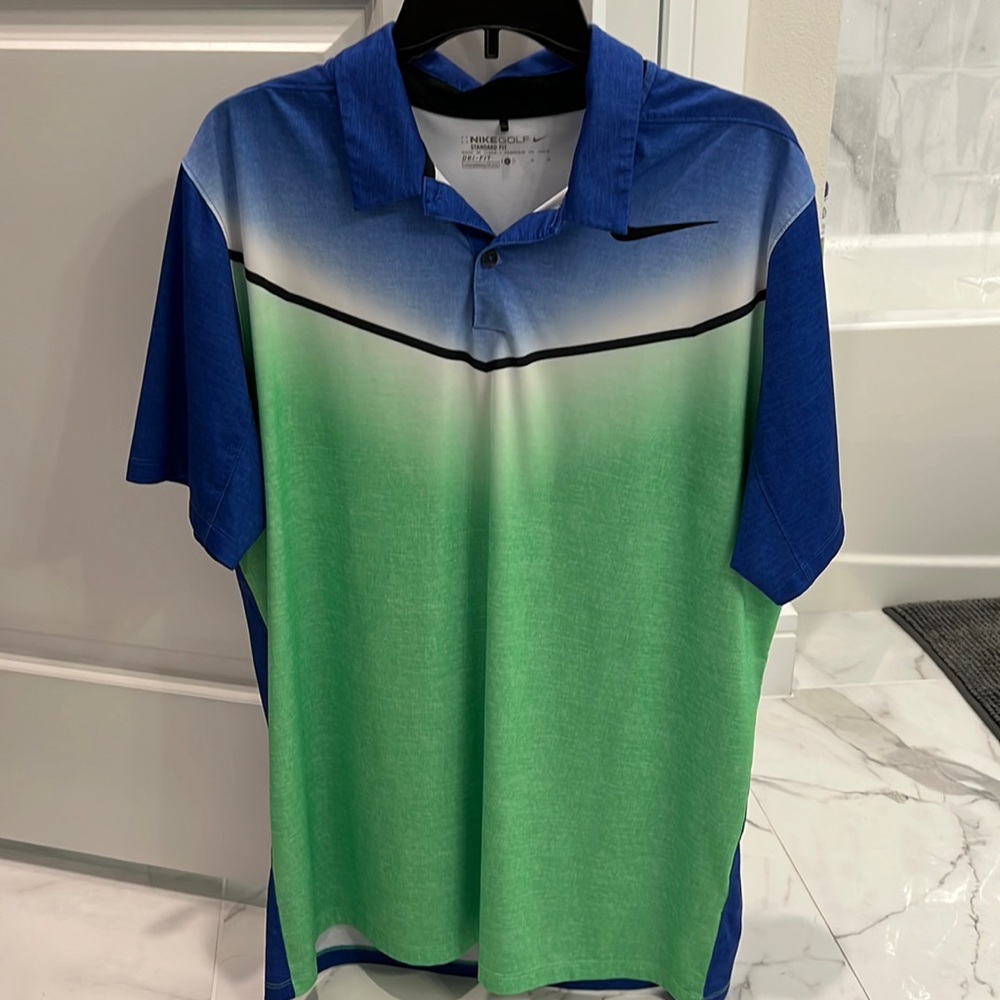 Mens Nike Golf dri-fit large polo